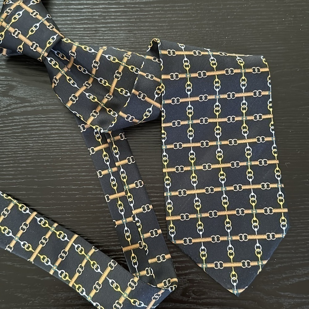 Vintage Paolo GUCCI Silk Tie - Picture 3 of 10